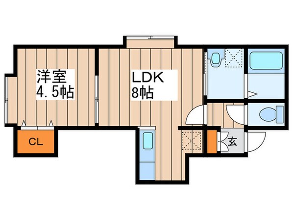 ヴィータフェリーチェの物件間取画像